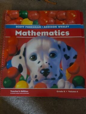 Scott Foresman Addison Wesley Math Teachers Edition Grade K Vl 4